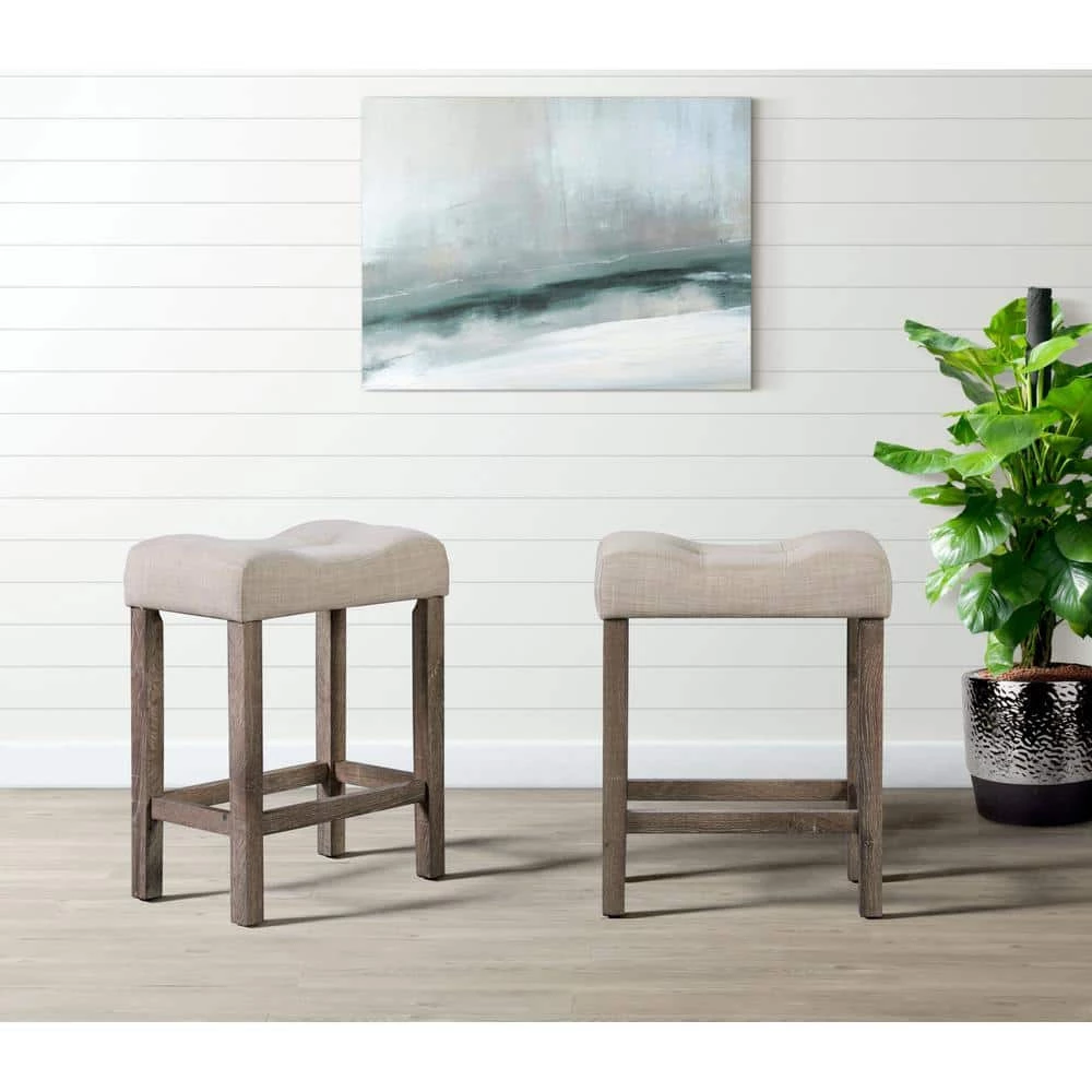 Budget 👏 Turner 24 in. Natural Backless Counter Stool (Set of 2) by Picket House Furnishings 🔔 - Image 8