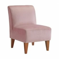 New 😉 Elizabeth Blush Armless Slipper Chair by Picket House Furnishings ⌛