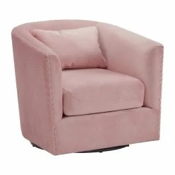 Promo 💯 Zola Swivel Arm Chair in Blush by Picket House Furnishings 🛒
