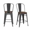 Hot Sale ✔️ Logan Gray/Brown Bar Stool Set by Picket House Furnishings 🤩