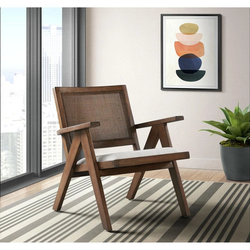 Promo ๐ Brown Chaucer Lounge Chair by Picket House Furnishings โญ - Image 10