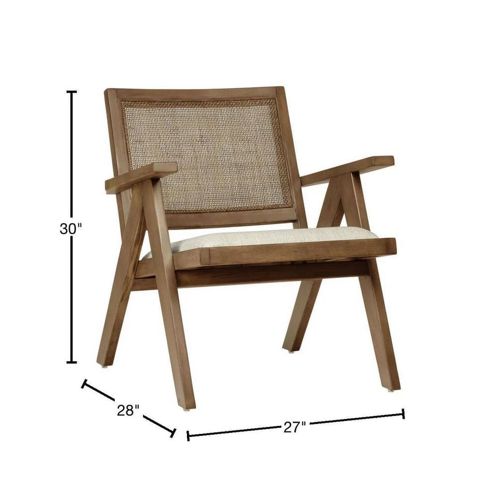 Promo ๐ Brown Chaucer Lounge Chair by Picket House Furnishings โญ - Image 3