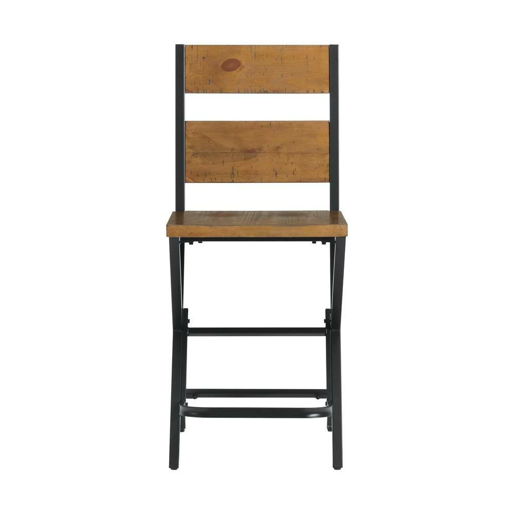 Brand new โค๏ธ Colt 24 in. High Back Counter Side Chair in Brown (Set of 2) by Picket House Furnishings ๐ - Image 4