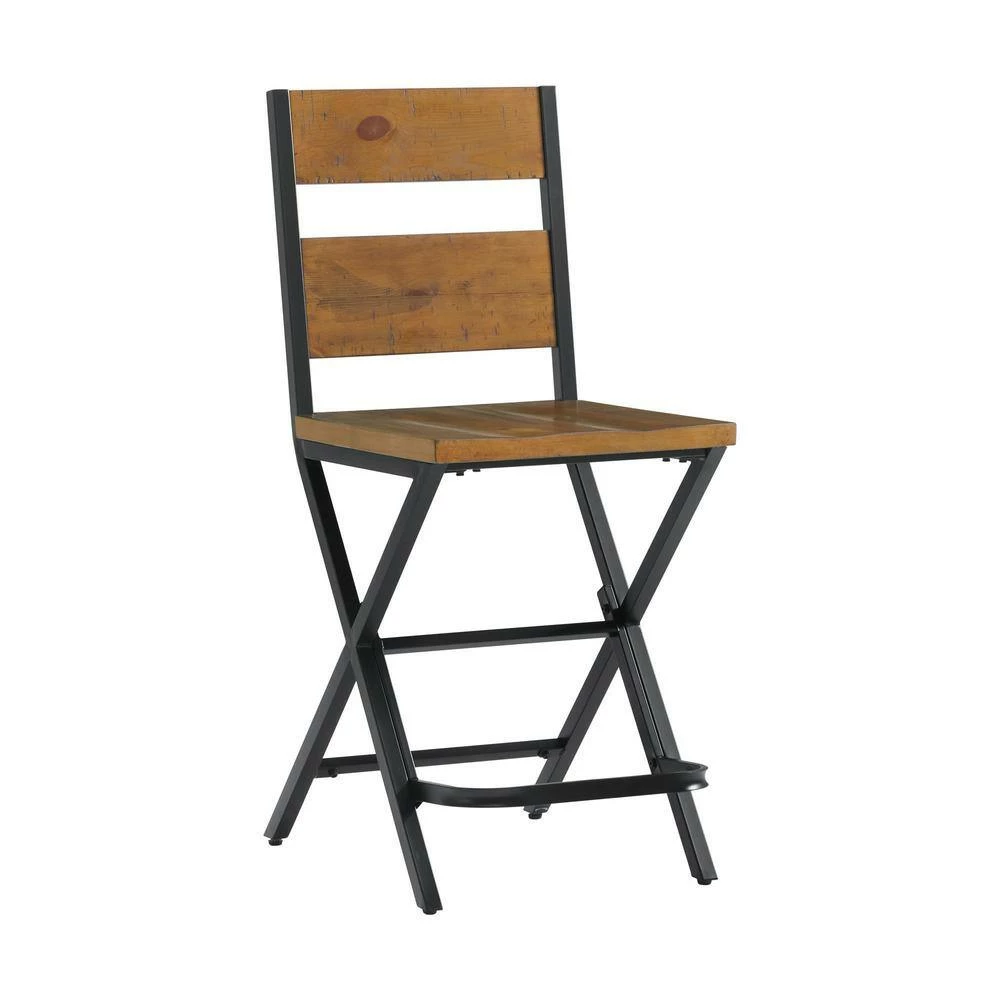 Brand new โค๏ธ Colt 24 in. High Back Counter Side Chair in Brown (Set of 2) by Picket House Furnishings ๐ - Image 2