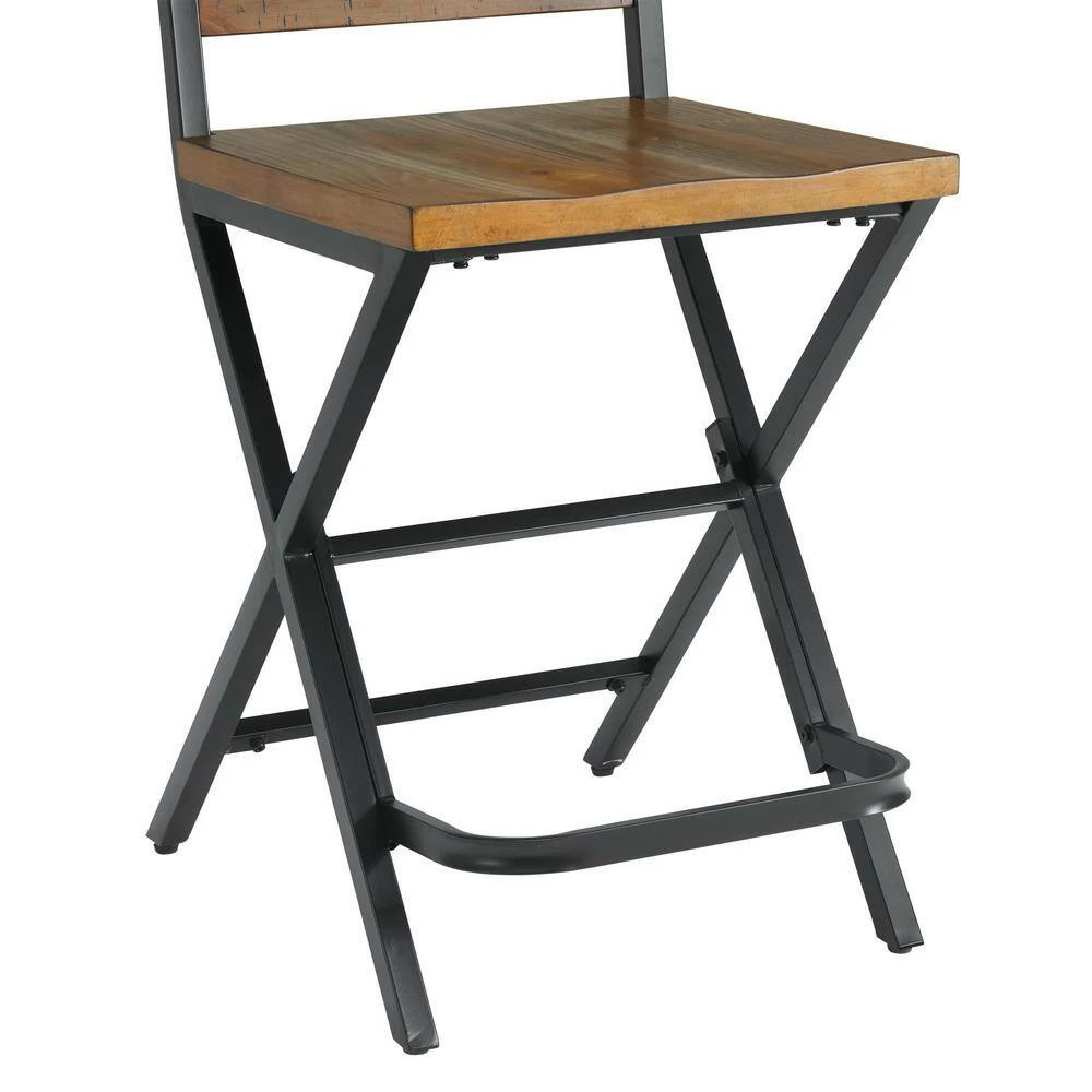 Brand new โค๏ธ Colt 24 in. High Back Counter Side Chair in Brown (Set of 2) by Picket House Furnishings ๐ - Image 7