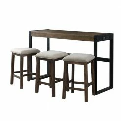 Best deal ⌛ Enrico Brown Multipurpose Bar Table Set by Picket House Furnishings ✨