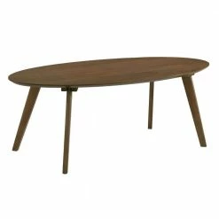 Buy 💯 Rocco 47 in. Oval Coffee Table in Walnut by Picket House Furnishings 🛒