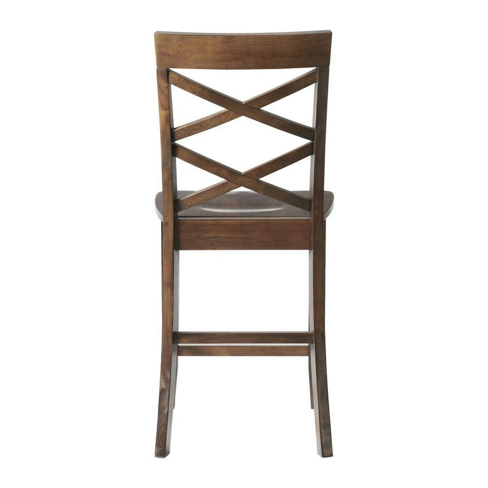 Hot Sale 🤩 Regan 24 in. High Back Counter Side Chair Set in Cherry (Set of 2) by Picket House Furnishings 🔔 - Image 5