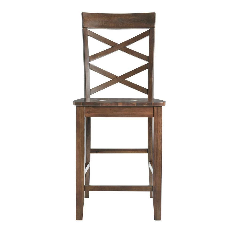 Hot Sale 🤩 Regan 24 in. High Back Counter Side Chair Set in Cherry (Set of 2) by Picket House Furnishings 🔔 - Image 4