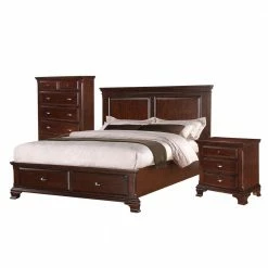 Brand new 🤩 Brinley 3-Piece Cherry Queen Storage Bedroom Set by Picket House Furnishings 👏