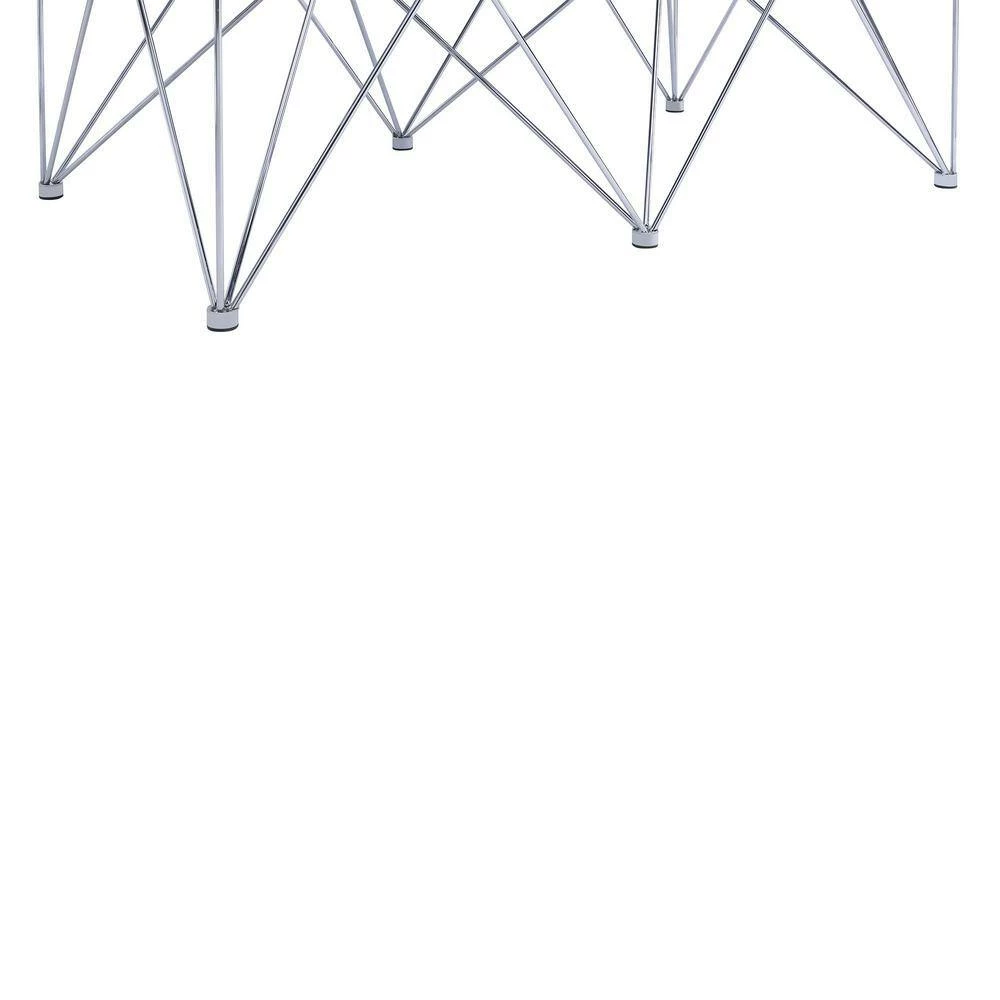 Best Pirce 😉 Macie 2-Piece 53 in. Chrome Large Rectangle Glass Coffee Table Set by Picket House Furnishings 🥰 - Image 8