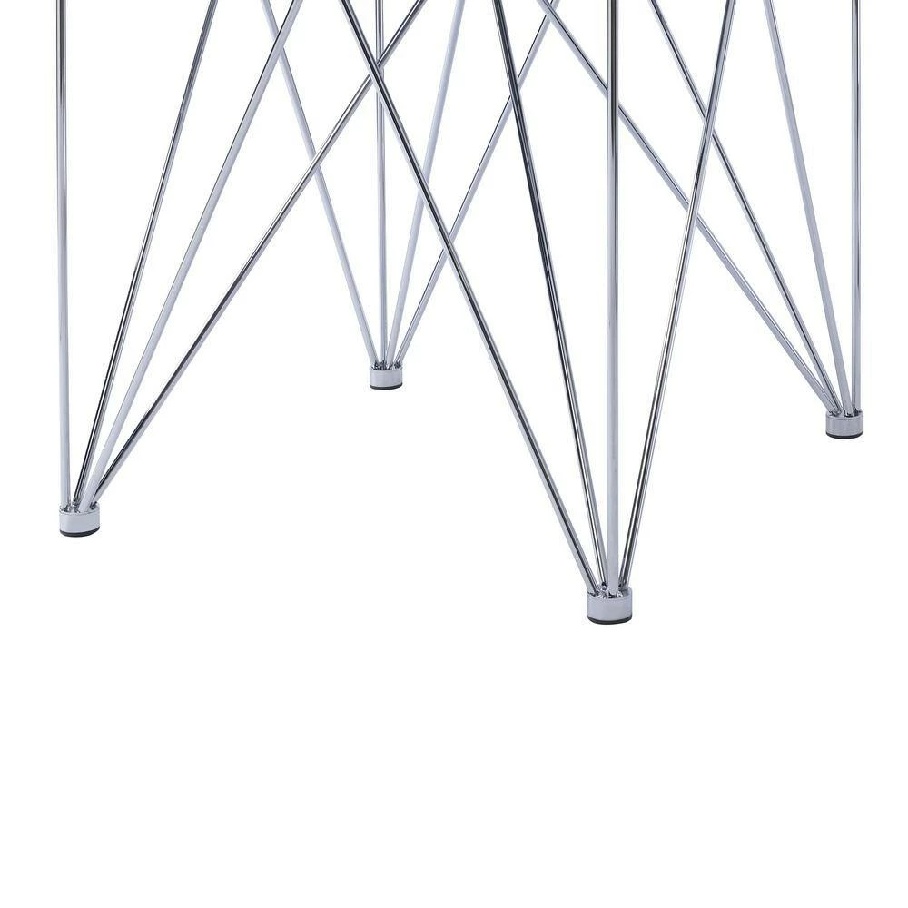 Best Pirce 😉 Macie 2-Piece 53 in. Chrome Large Rectangle Glass Coffee Table Set by Picket House Furnishings 🥰 - Image 9