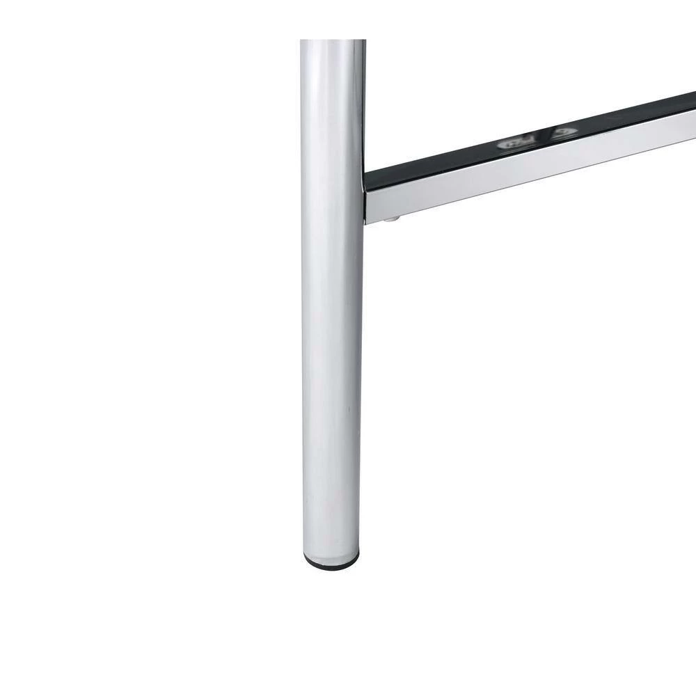 New 🤩 Enzo Wood 3-Piece Round Occasional Table Set in Chrome by Picket House Furnishings ✨ - Image 4