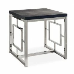 Flash Sale 🧨 Harper Black/Chrome End Table by Picket House Furnishings 🔥