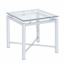 Promo 🎉 Monroe Clear Modern End Table by Picket House Furnishings ✨