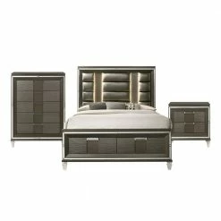 Best deal ⌛ Charlotte 3-Piece Copper Queen Storage Bedroom Set by Picket House Furnishings 🔥