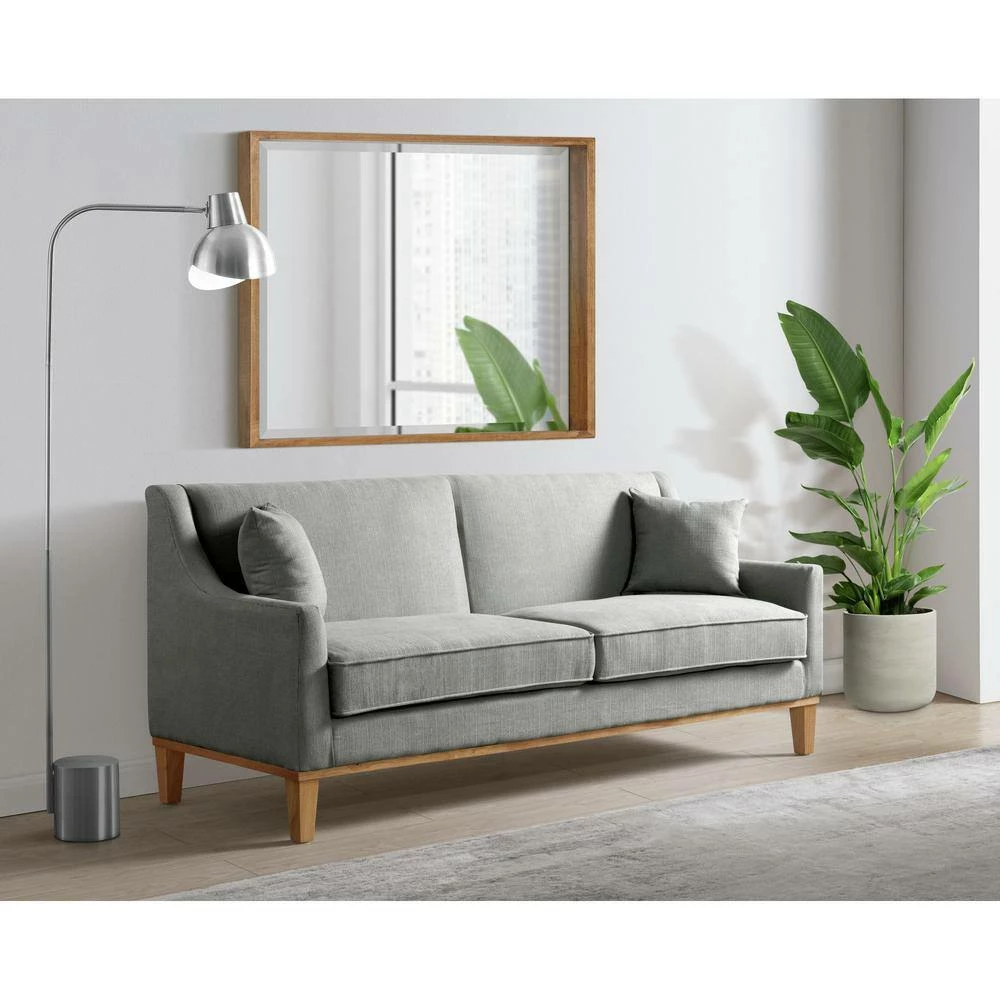 Outlet โ๏ธ Moxie 81 in. Linen Grey 3-Seater Sofa With Distressed Frame by Picket House Furnishings ๐งจ - Image 7