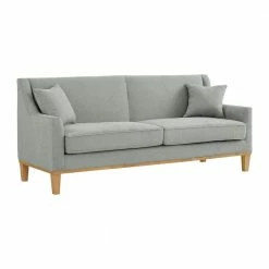 Outlet ✔️ Moxie 81 in. Linen Grey 3-Seater Sofa With Distressed Frame by Picket House Furnishings 🧨