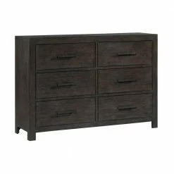 Best Pirce ⭐ Holland 6-Drawer 17 in. Depth 👗 Dresser in Dark Walnut by Picket House Furnishings 👍