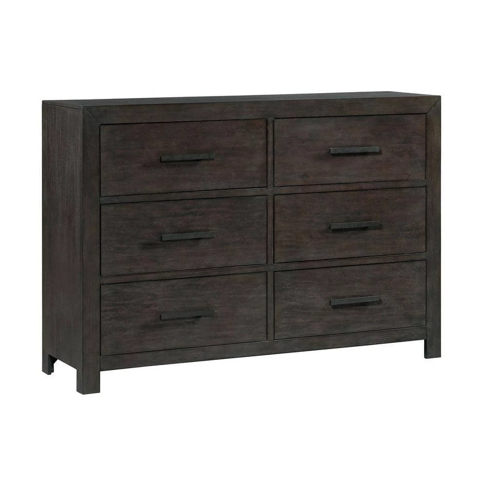 Best Pirce ⭐ Holland 6-Drawer 17 in. Depth 👗 Dresser in Dark Walnut by Picket House Furnishings 👍