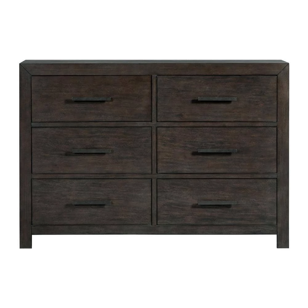 Best Pirce ⭐ Holland 6-Drawer 17 in. Depth 👗 Dresser in Dark Walnut by Picket House Furnishings 👍 - Image 4