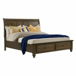 Best Pirce 🥰 Channing Dark Walnut King 2-Drawer Storage Bed by Picket House Furnishings 🧨