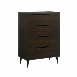 Best deal ⌛ Cohen 4-Drawer Chest in Espresso by Picket House Furnishings 😍