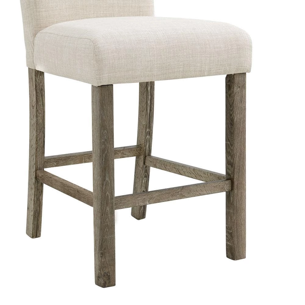 Best Pirce ✨ Turner 24 in. Natural High Back Wood Counter Chair Set (Set of 2) by Picket House Furnishings 👍 - Image 7