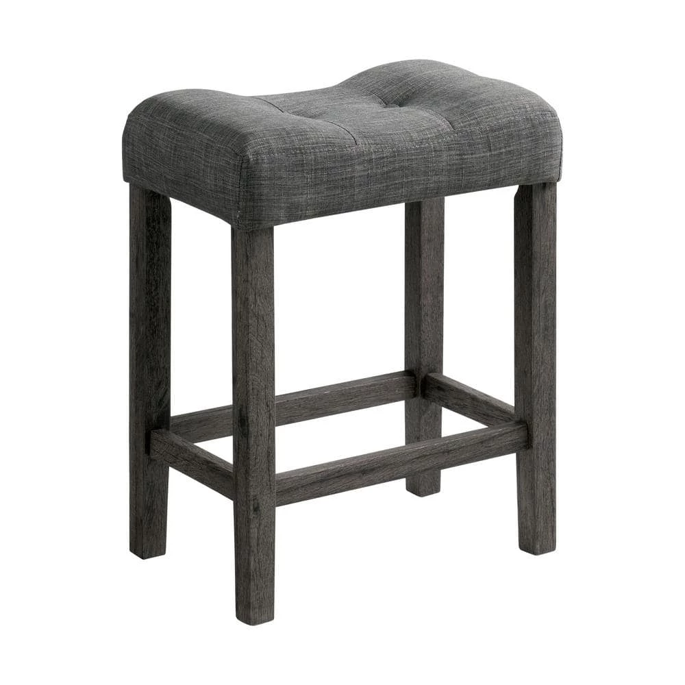 Deals ✨ Turner 24 in. Charcoal Backless Wood Counter Stool (Set of 2) by Picket House Furnishings 😍 - Image 2