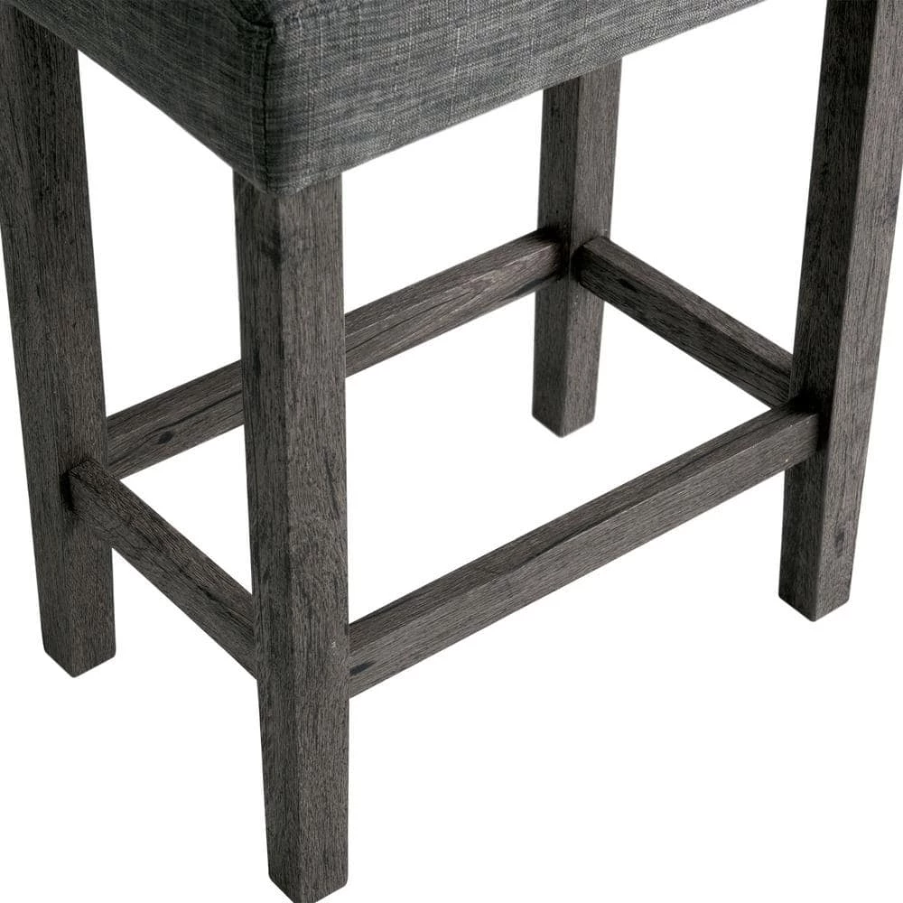 Deals ✨ Turner 24 in. Charcoal Backless Wood Counter Stool (Set of 2) by Picket House Furnishings 😍 - Image 7