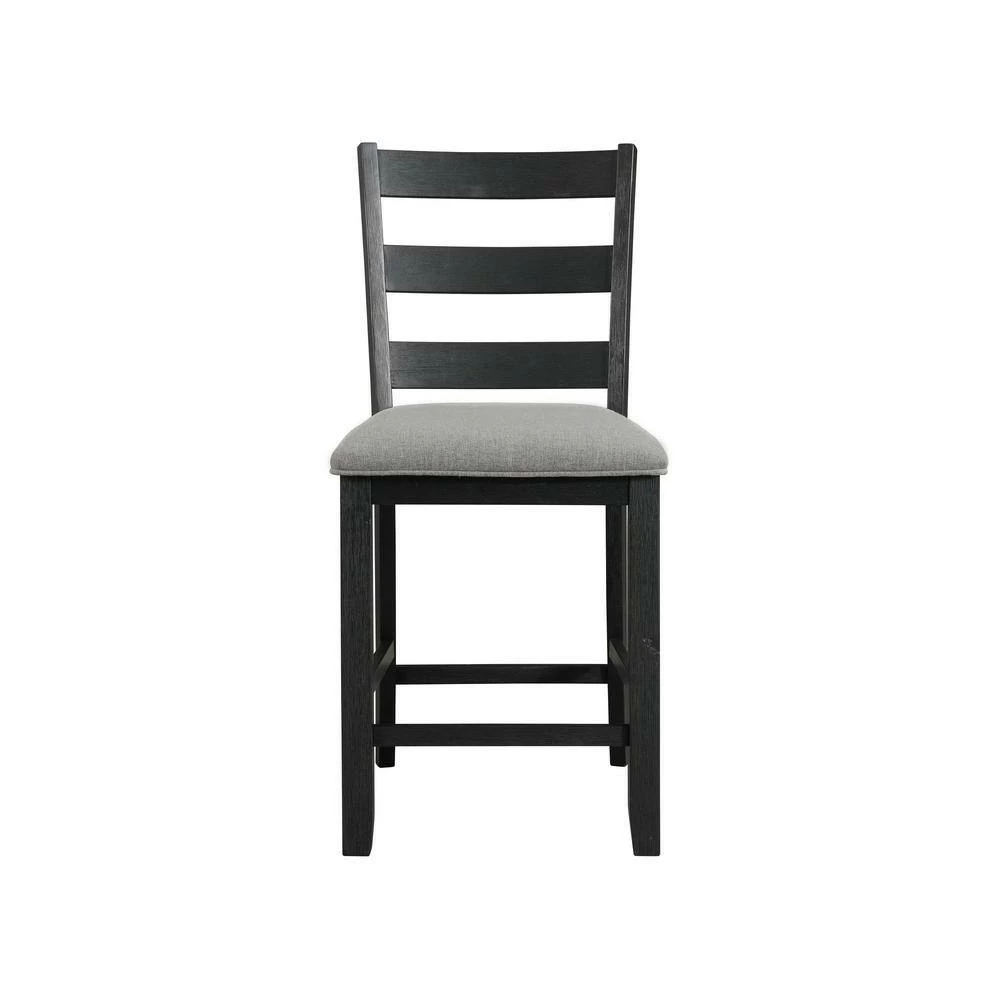 Cheapest 🌟 Kona 25 in. Black High Back Wood Counter Height Side Chair Set (Set of 2) by Picket House Furnishings 🎉 - Image 3