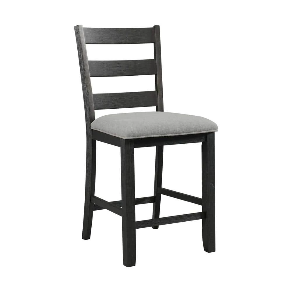 Cheapest 🌟 Kona 25 in. Black High Back Wood Counter Height Side Chair Set (Set of 2) by Picket House Furnishings 🎉 - Image 2