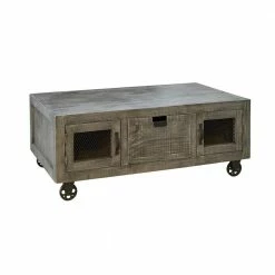 Brand new ✔️ Micah 46 in. Rectangular Storage Coffee Table in Gray by Picket House Furnishings 😀
