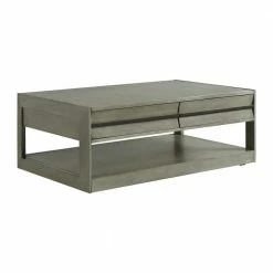 Budget 🤩 Tropez 50 in. Grey Rectangle Wood Coffee Table by Picket House Furnishings ✔️
