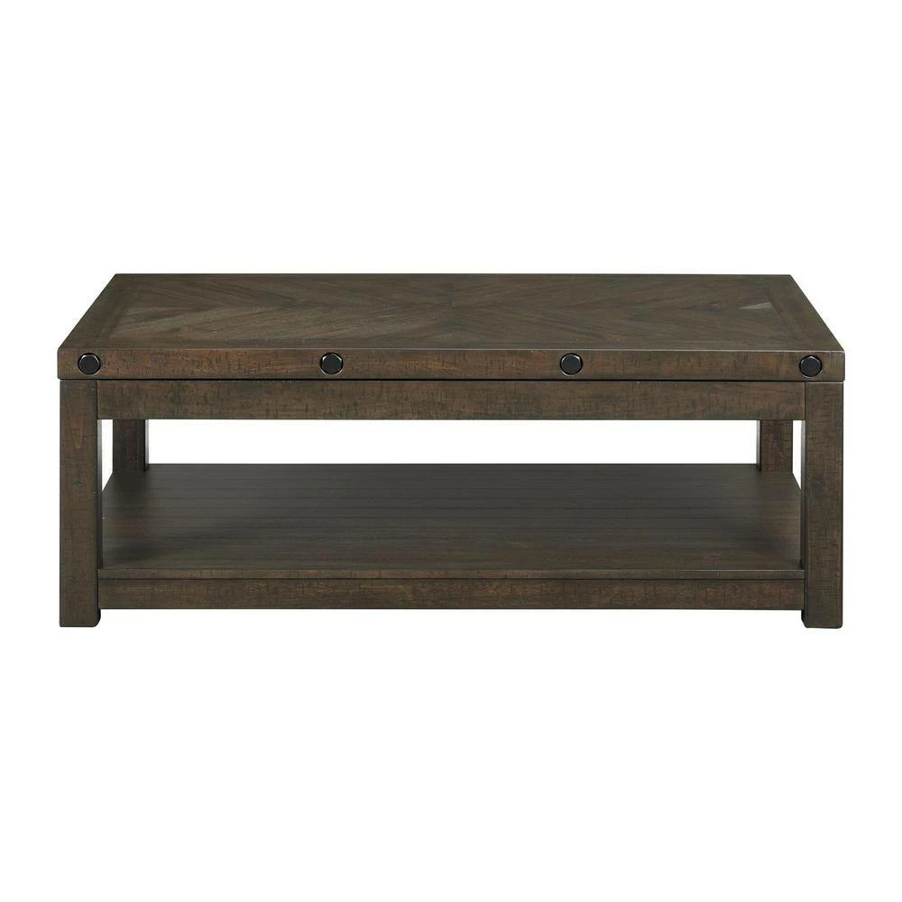 Top 10 ๐ Rio 48 in. Gray Charcoal Rectangle Wood Coffee Table with Lift Top by Picket House Furnishings ๐ - Image 4