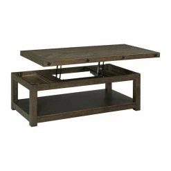 Top 10 😀 Rio 48 in. Gray Charcoal Rectangle Wood Coffee Table with Lift Top by Picket House Furnishings 😍