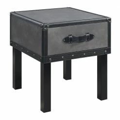 New 🛒 Newport Gray Transitional End Table by Picket House Furnishings 💯