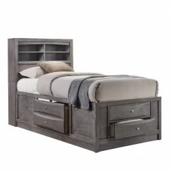 New 🥰 Madison Gray Twin Storage Bed by Picket House Furnishings 🥰