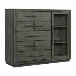 Flash Sale ⌛ 7-Drawer Hollis Gentlemen's Chest in Gray by Picket House Furnishings ✨