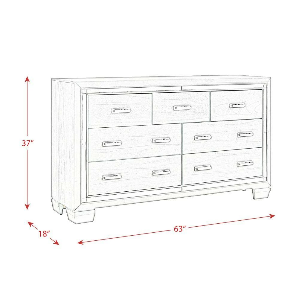 New ๐งจ Kenzie 7-Drawer Grey ๐ Dresser by Picket House Furnishings ๐ - Image 11