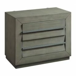 Discount ๐ Cosmo 24 in. H x 28 in. W x 16 in. D Nightstand With USB in Grey by Picket House Furnishings โ