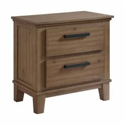 Cheap 👏 Jaxon 2-Drawer Grey Nightstand (28 H x 28 W x 17 D) by Picket House Furnishings 🔔