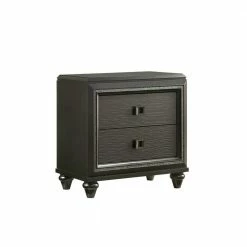Discount ✨ Faris 28 in. H x 27 in. W x 17 in. D 2-Drawer Nightstand in Black by Picket House Furnishings 🧨