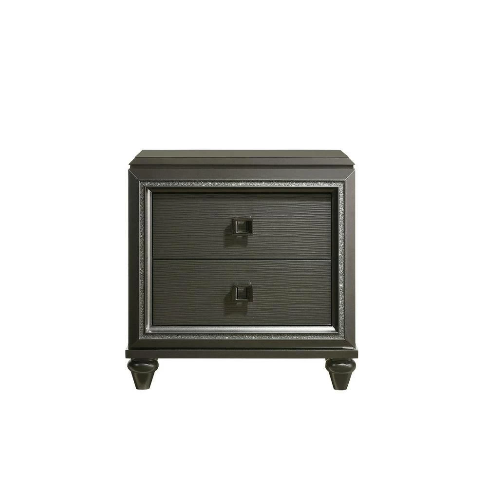 Discount โจ Faris 28 in. H x 27 in. W x 17 in. D 2-Drawer Nightstand in Black by Picket House Furnishings ๐งจ - Image 2