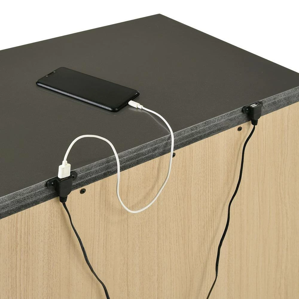 Discount โจ Faris 28 in. H x 27 in. W x 17 in. D 2-Drawer Nightstand in Black by Picket House Furnishings ๐งจ - Image 6