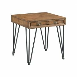 Best deal 👏 Tanner Light Walnut Transitional End Table by Picket House Furnishings ⭐