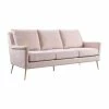 Hot Sale ✨ Lincoln 78 in. Blush 3-Seater Sofa With Gold Legs by Picket House Furnishings 🥰