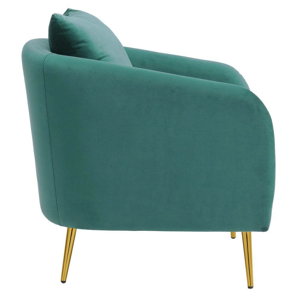 Best reviews of ๐ Zuri Accent Arm Chair with Gold Legs in Marine Blue by Picket House Furnishings โ๏ธ - Image 7