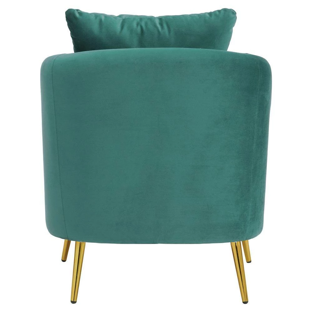 Best reviews of ๐ Zuri Accent Arm Chair with Gold Legs in Marine Blue by Picket House Furnishings โ๏ธ - Image 5