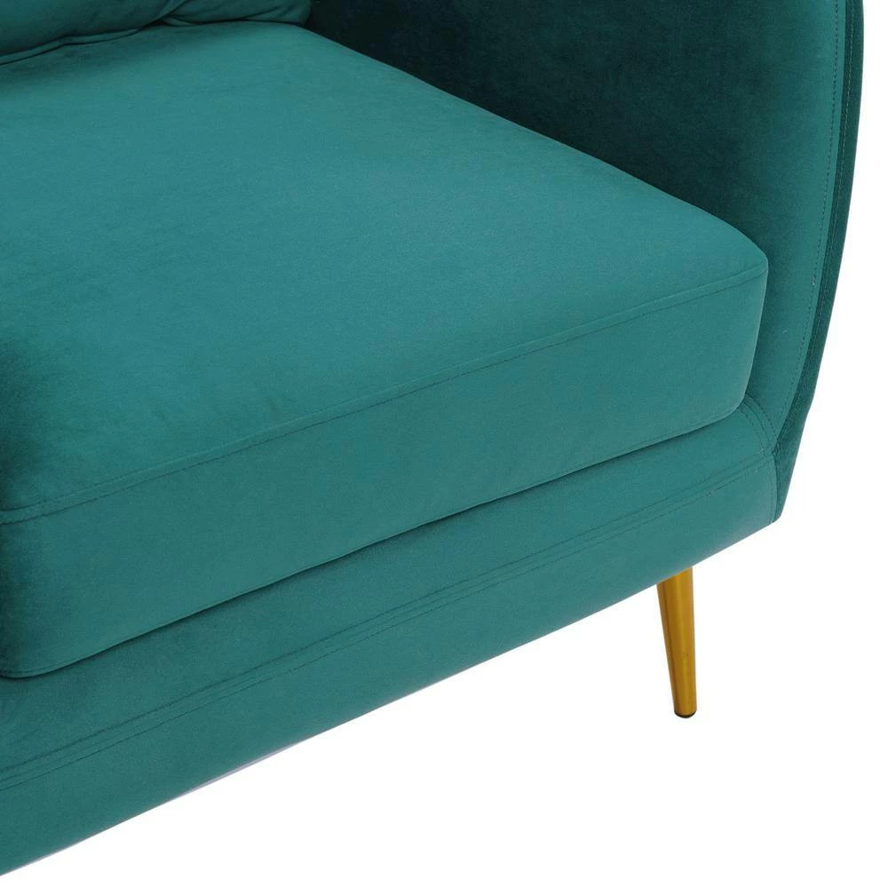 Best reviews of ๐ Zuri Accent Arm Chair with Gold Legs in Marine Blue by Picket House Furnishings โ๏ธ - Image 11